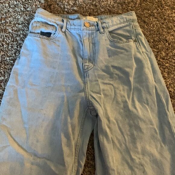 Joie high-rise front-slit jeans, size 27. - Picture 6 of 11